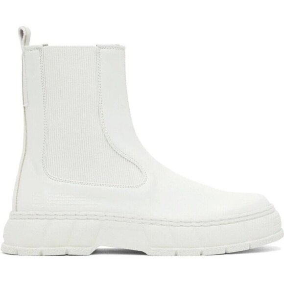 Viron 1997 Chelsea Boots Size 37 US 6 Womens White - Picture 1 of 16